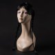 Melna gara parūka sievietēm P14833 | Black Long Wig for Women
