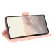 Google Pixel 6 Wallet Stand Design Cover Case, Rose Gold | Telefona Vāciņš Maciņš Apvalks Grāmatiņa