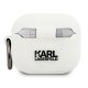 Karl Lagerfeld чехол для AirPods 3 Silicone Choupette, белый