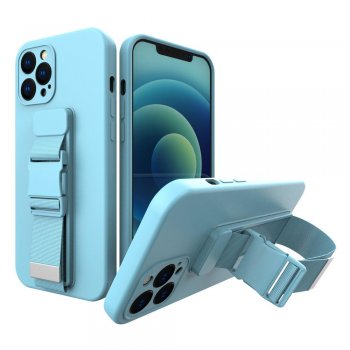 Xiaomi Poco X3 / X3 NFC Rope Gel TPU Airbag Case Cover, Blue | Telefona Vāciņš Maciņš Apvalks Bampers