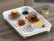 Двухслойный кухонный поднос и сушилка для посуды, 37x24.5x5 см