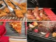 Складная сушилка для раковины и решетка для духовки, красная