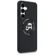 Чехол Karl Lagerfeld Karl & Choupette Heads MagSafe для Samsung Galaxy S25 FE, черный