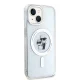 Apple iPhone 15 6.1\'\' Karl Lagerfeld Karl & Choupette Glitter MagSafe Cover Case, Transparent | Telefona Vāciņš...