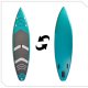 Piepūšamais vienvietīgs SUP dēlis komplekts (līdz 150kg) l Inflatable One-Seater SUP Board