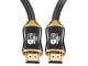 Кабель HDMI 2.1 Ultra High Speed 8K 60Hz 4K 120Hz, позолоченные контакты, 1.5м