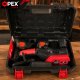 OPEX TOOLS OPX28014 Akumulatora ķēdes zāģis 12\" 21V 3.0Ah, melns/sarkans