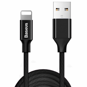 Baseus Yiven USB to Apple iPhone Lightning Cafule Data Charging Cable, 1.5A, 3m, Black | Зарядный Кабель...