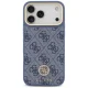 Guess 4G Strass Logo MagSafe vāciņš iPhone 18 Pro Max / 17 Pro Max, zils