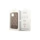 Guess GUHCP14XG4GLBR iPhone 14 Pro Max 6,7\\\" brūns cietais futrālis 4G Stripe Collection | brown hard case