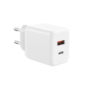 Extra Digital 35W Tīkla Lādētājs (USB-C, USB-A) ar PPS, Balts