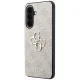 Guess Leather 4G Metal Logo vāciņš Samsung Galaxy A57 5G, rozā