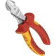 KNIPEX 74 06 160 High Leverage Diagonal Cutter, 160 mm, Red/Yellow