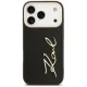 Чехол Karl Lagerfeld Karl Script Logo для iPhone 17 Pro, черный
