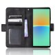 Sony Xperia 10 IV Wallet Design Multiple Card Slots Stand Leather Phone Case Cover, Black