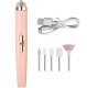 Аппарат для маникюра и педикюра 5 в 1, фрезер для ногтей, розовый