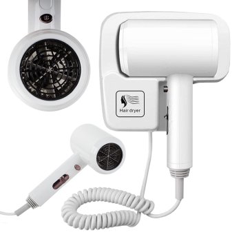 Sienas matu fēns viesnīcām un baseiniem 1200W, balts