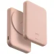 Uniq Lyden Lexa magnētiskā 5000mAh PD USB‑C MagSafe ārējā baterija – rozā