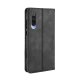Xiaomi Mi 9 Lite / CC9 / CC9mt Vintage Style Magnetic Leather Wallet Case Cover, Black | Чехол для...
