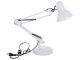 Salokāmā Regulējama Galda Lampa Nakts Apgaismojums E27, Balta | Adjustable Folding Desk Lamp