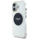 Guess IML Metal Colored Circle MagSafe vāciņš iPhone 16 Melns