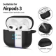 Силиконовый чехол-крючок Tech-Protect для Apple AirPods 3 - черный