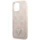 Guess 4G Triangle Logo Cardslot vāciņš iPhone 13 / 13 Pro - Rozā