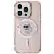 Чехол Karl Lagerfeld для iPhone 15 Pro IML Choupette MagSafe, розовый