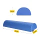 4FIZJO Half Round Bolster for Massage and Rehabilitation 60x15x10 cm, Blue