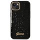 Guess Croco Collection vāciņš iPhone 14 Plus - Melns