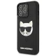 Чехол Karl Lagerfeld 3D Rubber Choupette для iPhone 13 Pro / 13, Черный