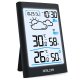 Baldr BD-911 bezvadu meteoroloģiskā stacija, melna