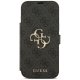 Чехол Guess Book 4G с металлическим логотипом для iPhone 17 Pro Max - черный