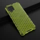 Vāciņš Samsung Galaxy A42 5G Honeycomb Case ar TPU rāmi, zaļš