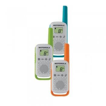 Motorola Talkabout Walkie Talkie T42 Triple-Pack | Rāciju 3x Komplekts
