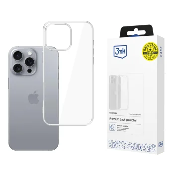 Чехол 3mk для iPhone 16 Pro Clear Case, прозрачный