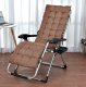 Outdoor Chaise Lounge Cushion 165x50 cm, Brown