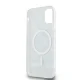 DKNY iPhone 11 / XR vāciņš IML Checkered Mono Pattern MagSafe, melns