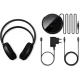 Беспроводные наушники для ТВ Philips SHD6000BK/12, черные