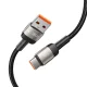 Tech-Protect UltraBoost Evo USB-C / USB-A kabelis 100W 5A 1m, titāna