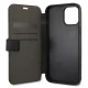 Apple iPhone 12 Pro Max 6.7\" US Polo Embroidery Collection Book Case Cover (USFLBKP12LPUGFLBK), Black