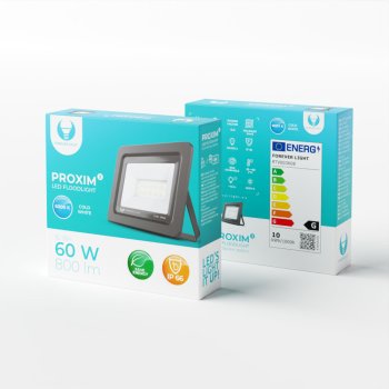 Светодиодный прожектор PROXIM II 10W 6000K IP66 Forever Light, черный