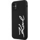 Karl Lagerfeld iPhone 11 / XR Case Silicone Signature, Black