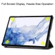 Samsung Galaxy Tab S9 (SM-X710, SM-X716B) Trifold Stand PU Leather Cover Case, Black | Чехол Книжка для...