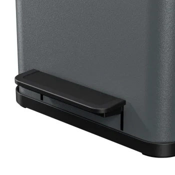 Hailo Öko Uno Plus M Pedal Bin 17 L, Matt Dark Grey