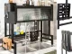 Сушилка для посуды и органайзер над раковиной, 65 см, черная