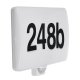Maclean MCE466 W LED Facade Lamp with House Number, Motion & Twilight Sensor, 20W, IP65