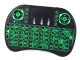 Мини-беспроводная клавиатура с LED-подсветкой для ТВ и ПК
