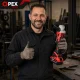 Аккумуляторная угловая шлифмашина OPEX TOOLS OPX28010, 125мм, 21V, 2x 3.0Ah