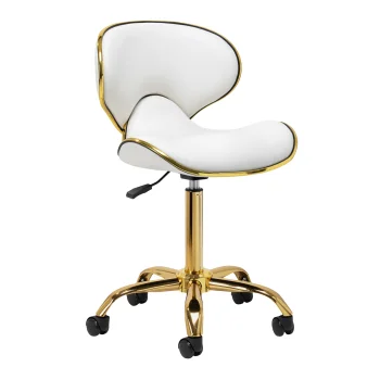 Kosmētiskais krēsls Gabbiano Q-4599G, balts